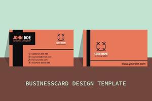 Business Card Template Free Vector