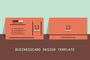 Business Card Template Free Vector