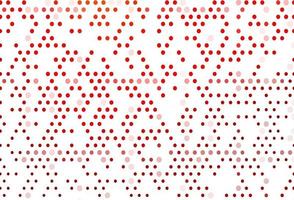 Light Red vector background with bubbles.