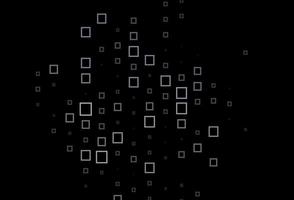 Dark Black vector pattern in square style.