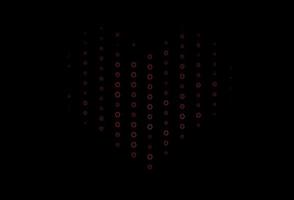 Dark Red vector layout with hexagonal shapes.