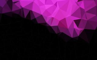 Light Pink vector shining triangular pattern.