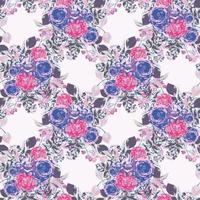 Illustration elegant Seamless pattern rose flower wallpaper photo