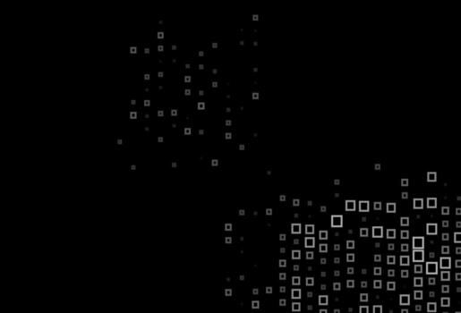 Dark Black vector texture in rectangular style.