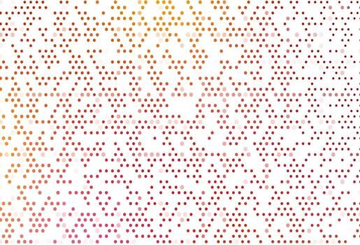 textura de vector rojo, amarillo claro con discos.