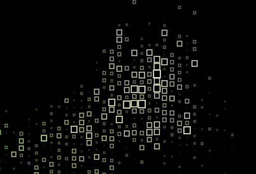 textura de vector verde oscuro en estilo rectangular.