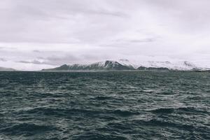 sea and mountains photo