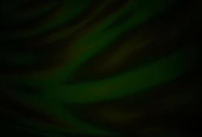 Dark Green vector blurred shine abstract texture.