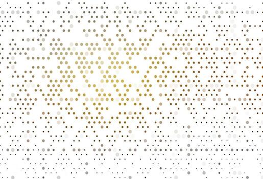 Light Yellow, Orange vector texture with disks.