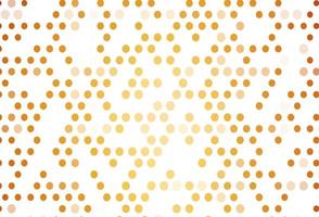 Light Yellow, Orange vector template with circles.