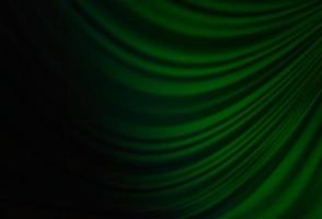 Dark Green vector backdrop with bent lines.