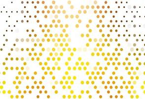 Light Yellow, Orange vector template with circles.