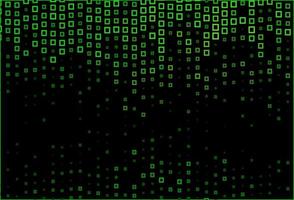 Dark Green vector texture in rectangular style.