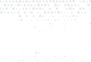 Light Green vector texture with disks, rectangles.