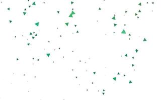 Light Green vector background with triangles.