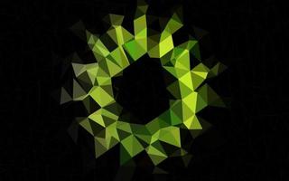 Light Green vector blurry triangle pattern.