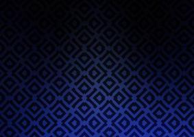 Dark BLUE vector texture with lines, rhombuses.