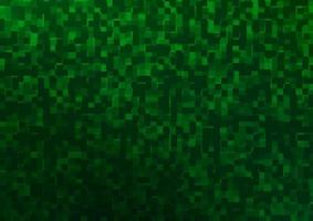 textura de vector verde claro en estilo rectangular.