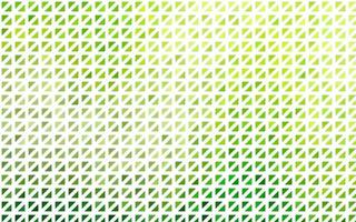 Light Green vector background with triangles.