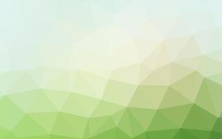 Light Green vector polygonal pattern.