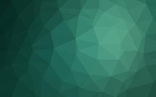 Light Green vector shining triangular background.