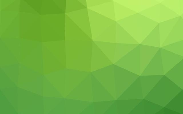 Light Green vector triangle mosaic cover.