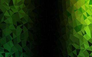 vector verde claro brillante patrón triangular.