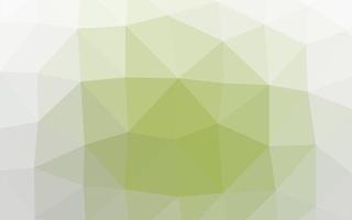 Light Green vector polygon abstract background.