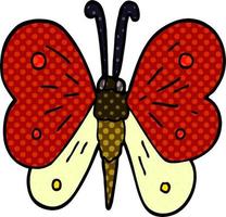 cartoon doodle butterfly vector