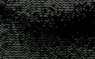 Light Green vector pattern with spheres.