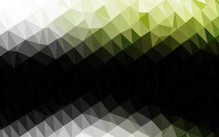 Light Green vector abstract polygonal layout.