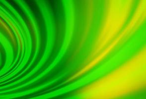 Light Green vector background with curved circles.