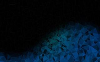 Dark BLUE vector abstract polygonal texture.