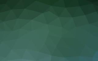 Light Green vector abstract polygonal texture.