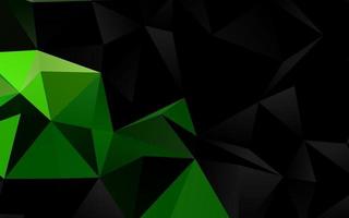 Light Green vector polygonal template.