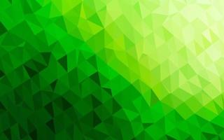 Light Green vector triangle mosaic texture.