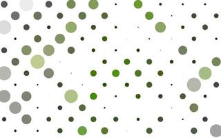 Light Green vector template with circles.