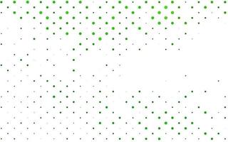 Light Green vector background with bubbles.