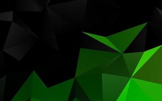 Light Green vector polygon abstract layout.