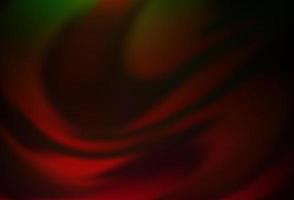 Dark Green, Red vector colorful abstract texture.