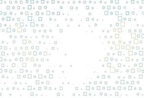 Light Green, Yellow vector layout with circle spots, cubes.