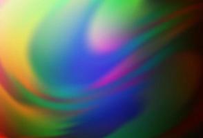 Dark Multicolor, Rainbow vector blurred shine abstract background.