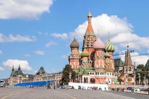 catedral pokrovsky, descenso vasilevsky en moscú foto