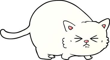 cute cartoon angry cat 12548171 Vector Art at Vecteezy