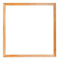 modern simple square narrow wooden picture frame photo