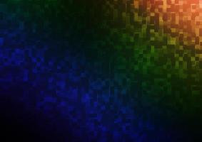 Dark Multicolor, Rainbow vector texture in rectangular style.