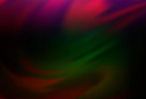 Dark Multicolor, Rainbow vector blurred background.