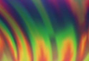 Patrón de vector de arco iris multicolor oscuro con formas de lava.
