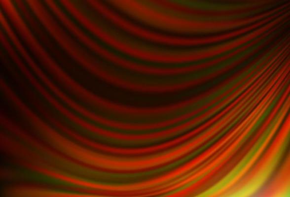 Light Yellow, Orange vector background with bubble shapes.