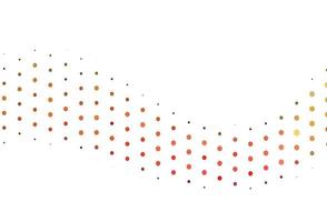 Light Green, Red vector background with bubbles.